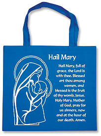 "Hail Mary" prayer Tote Bag